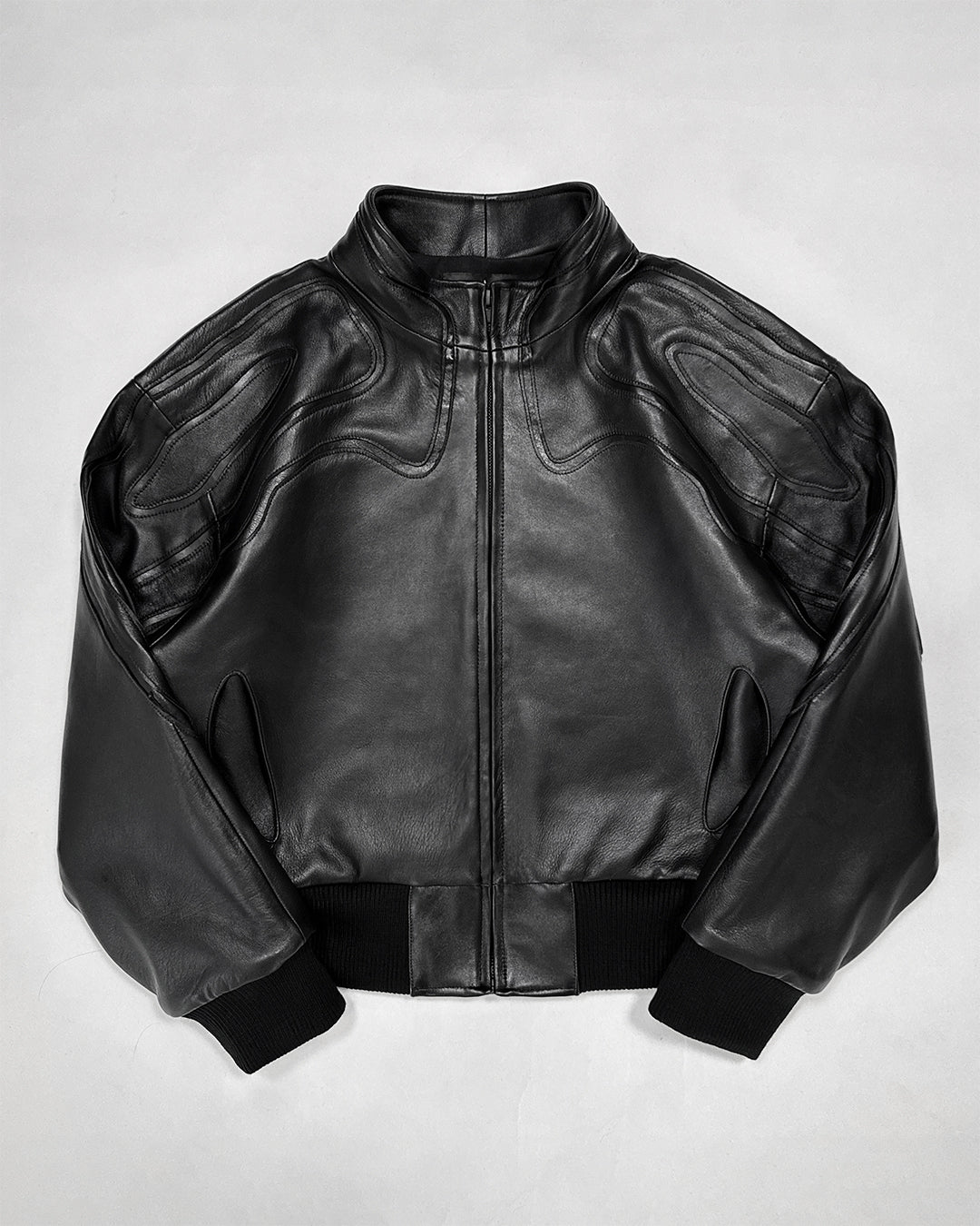 【完売品】Jentlouis Leather Zipped Jacket Leather Zipped Jacket – Jent Louis