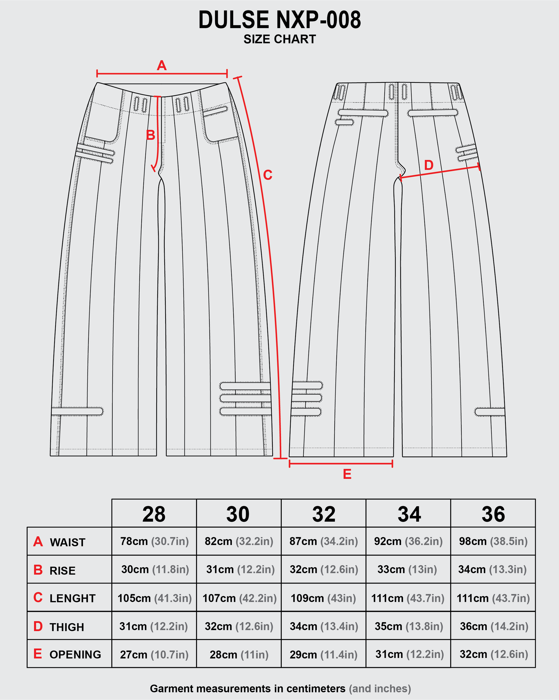 DULSE NXP-008 Pants – DULSE1000 DULSE NXP-008 Pants – DULSE1000